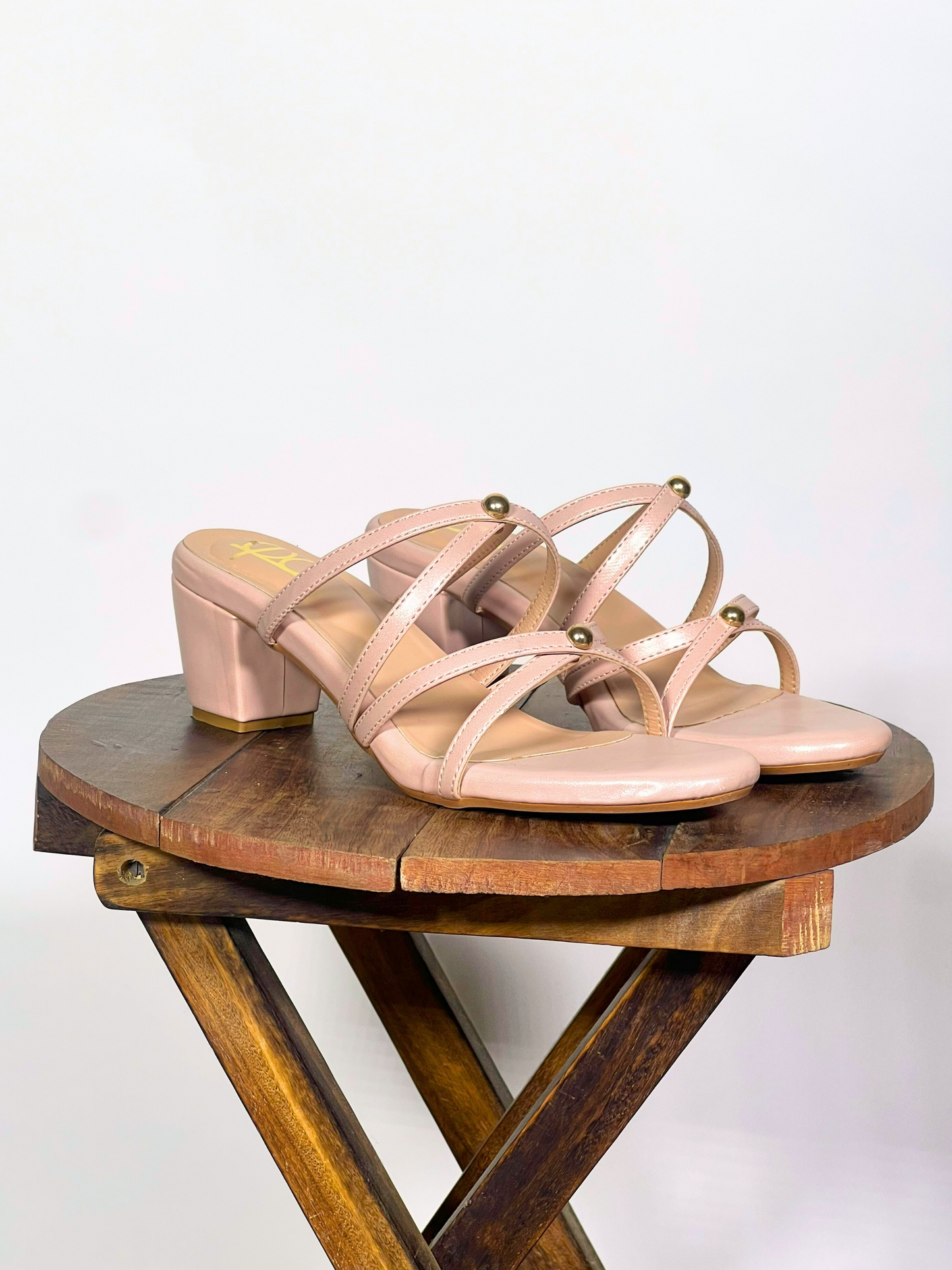 Rose Charm Bell Heels