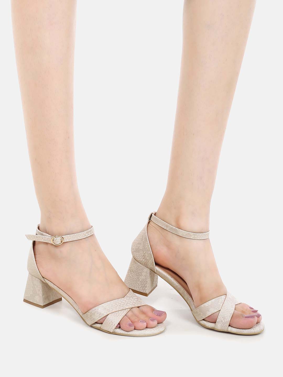 On the same beige Heels