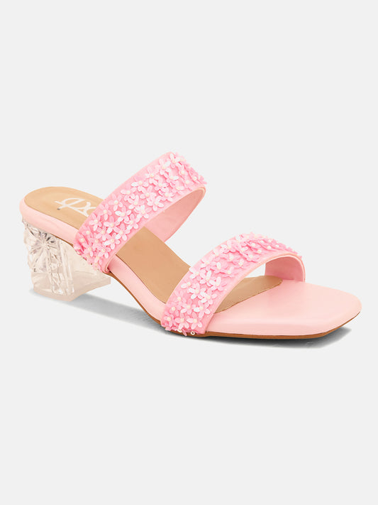Rosy Radiance Heels