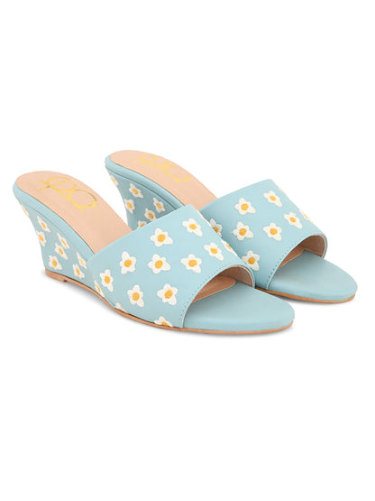 Summer Swirl Daisy Heels