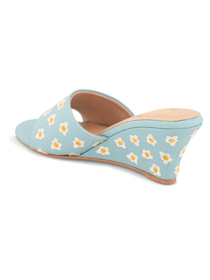 Summer Swirl Daisy Heels