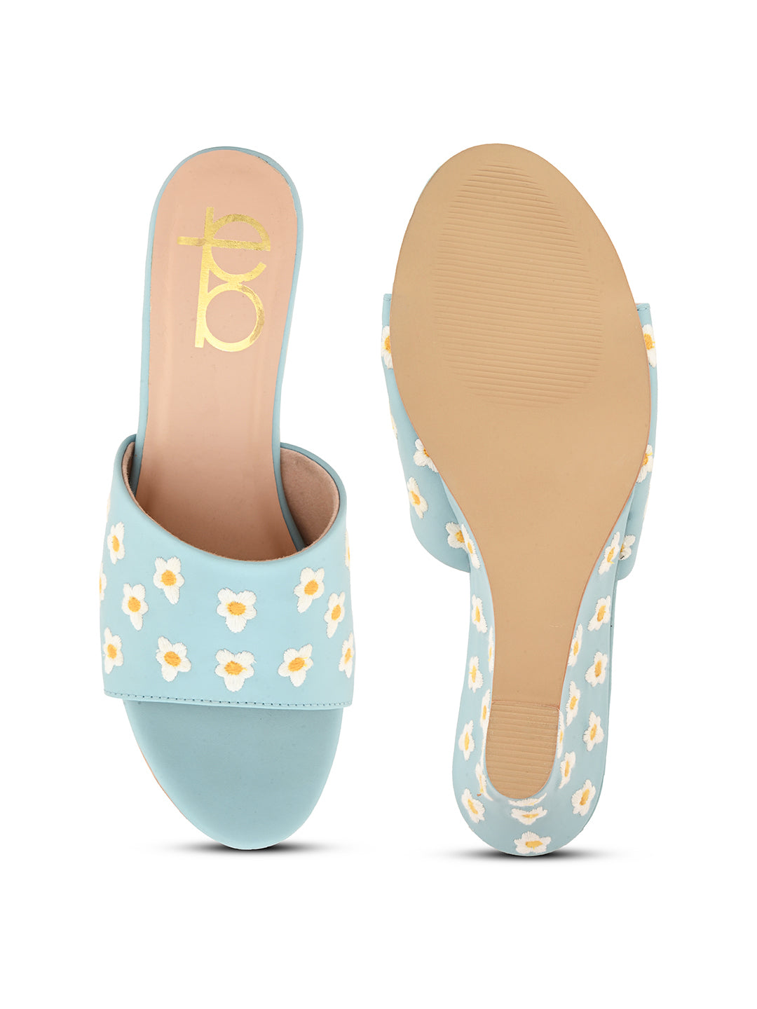 Summer Swirl Daisy Heels